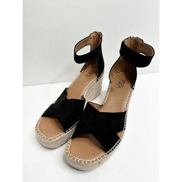 Nordstrom Rack Sandals Womens Caroline Platform Wedges Size 7 - Picture 3 of 9